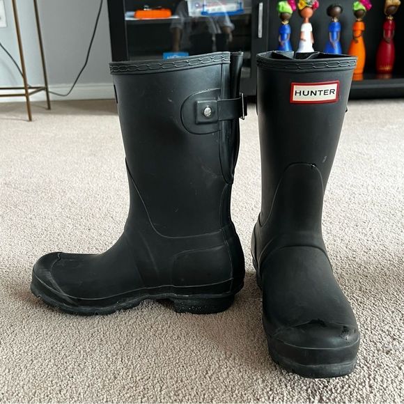Hunter Women’s original short rain boots - Picture 2 of 15